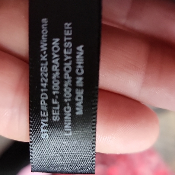 Girl's Black & White Elephant Print Dress Sz 12 - Picture 6 of 6